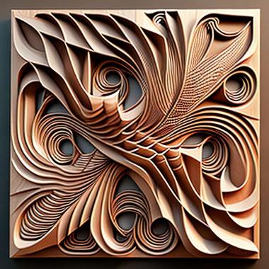 3D model abstract art (STL)